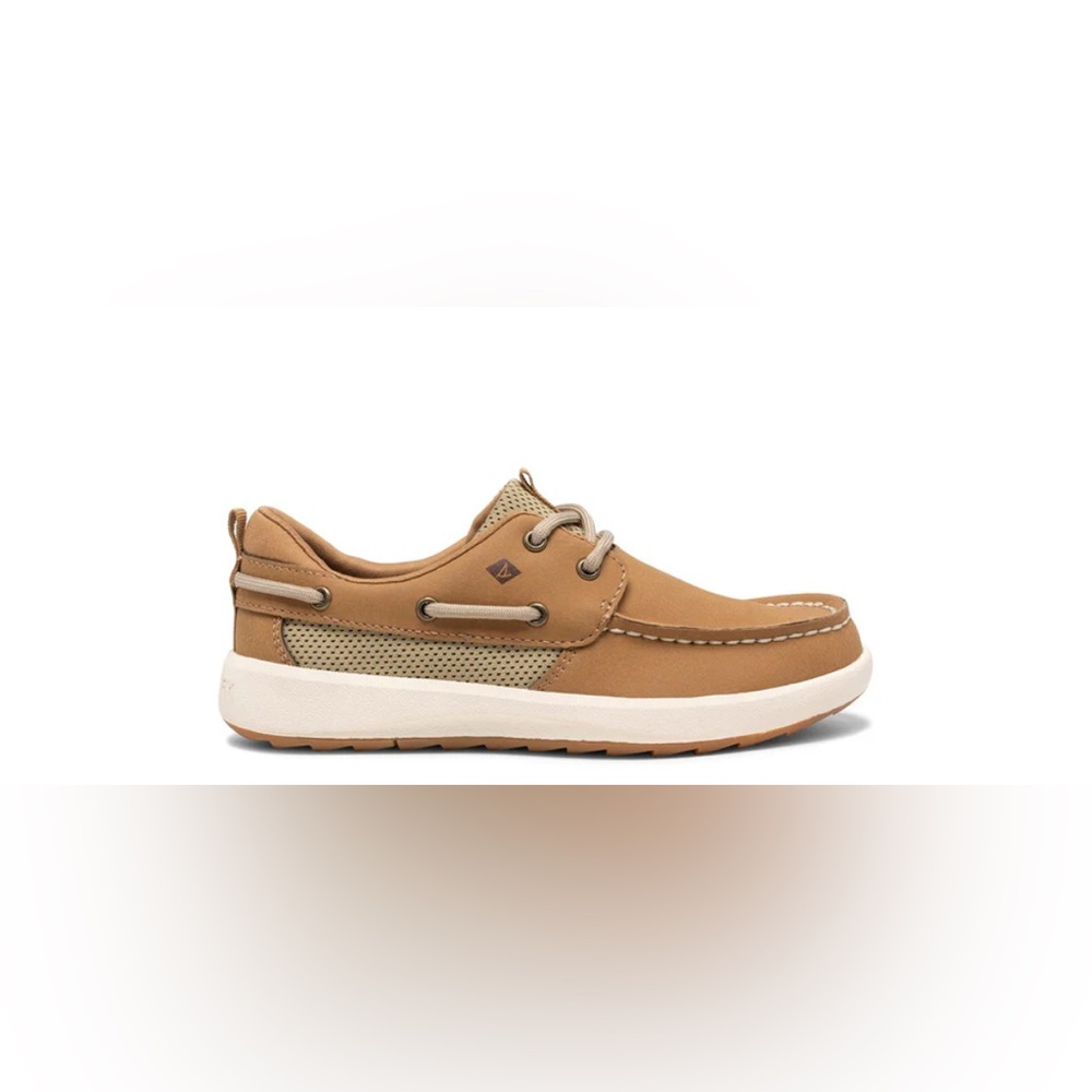 Sperry (BOYS) Brown and Tan Boat Shoes